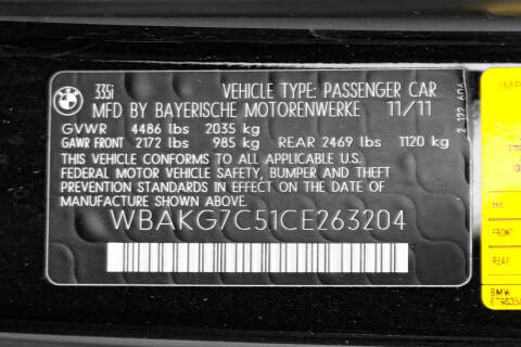 2012 BMW 3 Series 335i