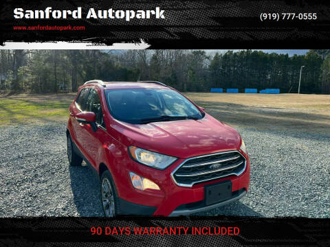 2019 Ford EcoSport for sale at Sanford Autopark in Sanford NC