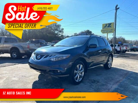 2013 Nissan Murano for sale at JZ AUTO SALES INC in Marietta GA