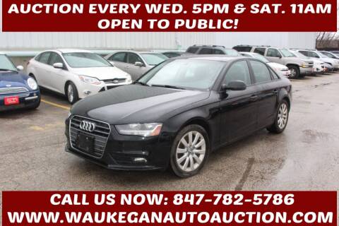 2014 Audi A4 for sale at Waukegan Auto Auction in Waukegan IL