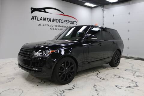 2016 Land Rover Range Rover for sale at Atlanta Motorsports in Roswell GA