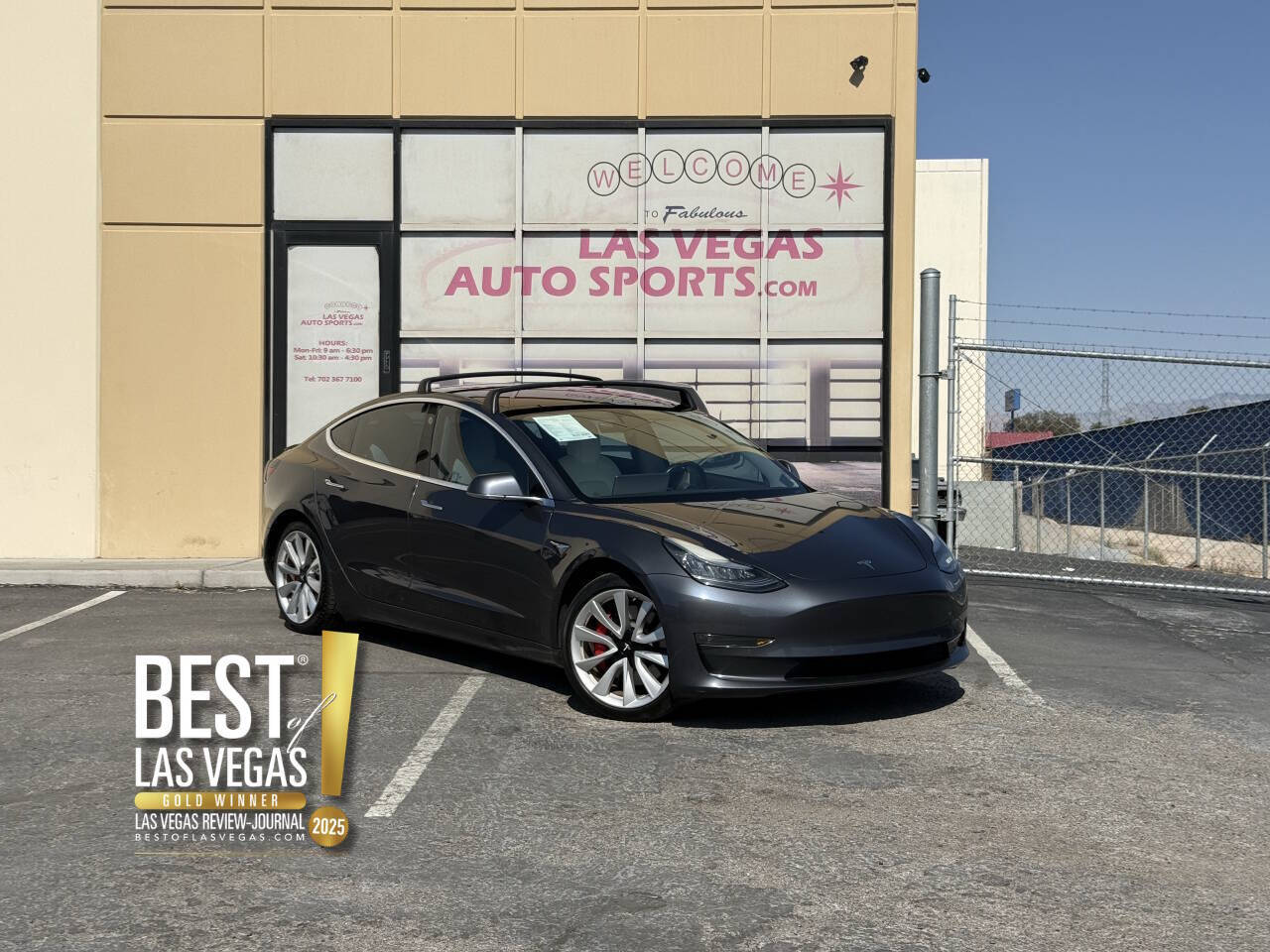 Gray 2018 Tesla Model 3 Sedan All-Wheel Drive 1-Speed Automatic