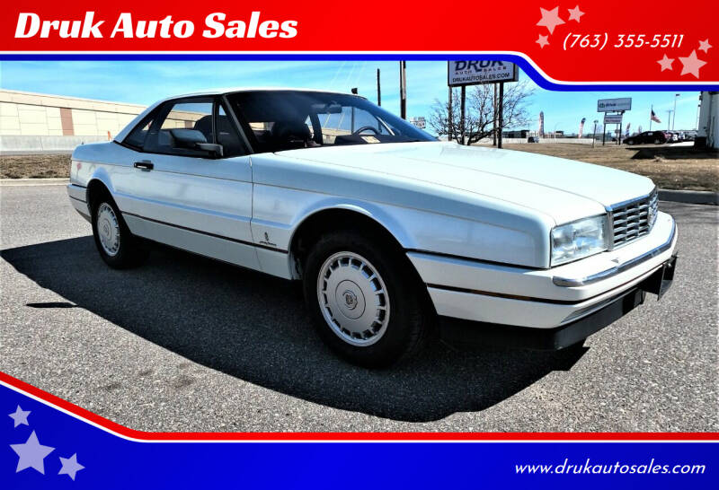 1988 Cadillac Allante for sale at Druk Auto Sales in Ramsey MN