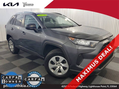 2021 Toyota RAV4 for sale at PHIL SMITH AUTOMOTIVE GROUP - Phil Smith Kia in Lighthouse Point FL