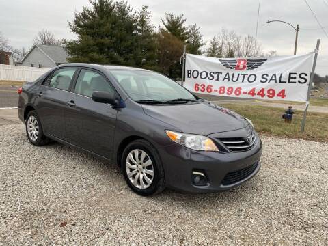 2013 Toyota Corolla for sale at BOOST AUTO SALES in Saint Louis MO