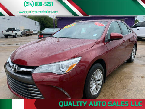 2017 Toyota Camry for sale at Quality Auto Sales LLC in Garland TX