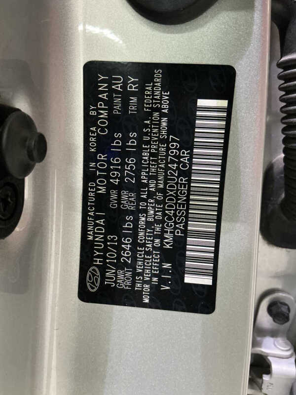 2013 Hyundai Genesis 3.8L