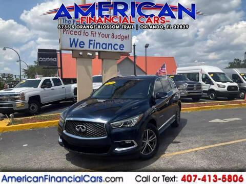 2018 Infiniti QX60 for sale at American Financial Cars in Orlando FL