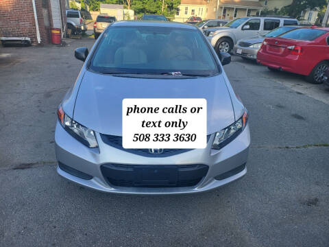 2012 Honda Civic for sale at Emory Street Auto Sales and Service in Attleboro MA