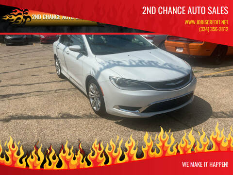 2015 Chrysler 200 for sale at 2nd Chance Auto Sales in Montgomery AL
