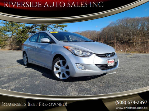 2013 Hyundai Elantra for sale at RIVERSIDE AUTO SALES INC in Somerset MA