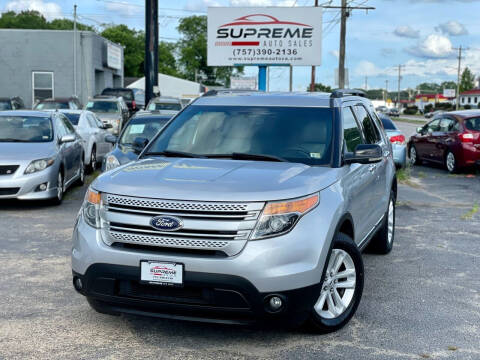 Ford Explorer For Sale In Chesapeake Va Supreme Auto Sales