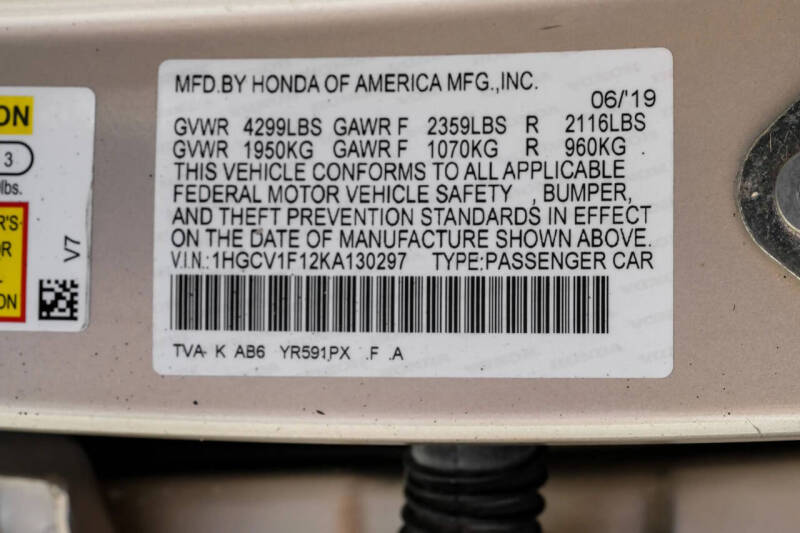 2019 Honda Accord LX