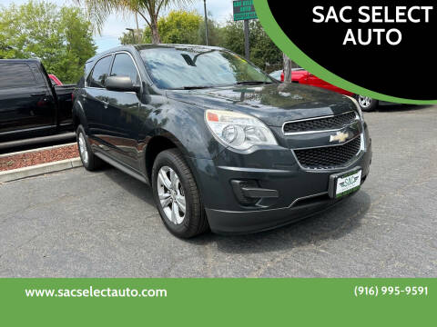 2014 Chevrolet Equinox for sale at SAC SELECT AUTO in Sacramento CA