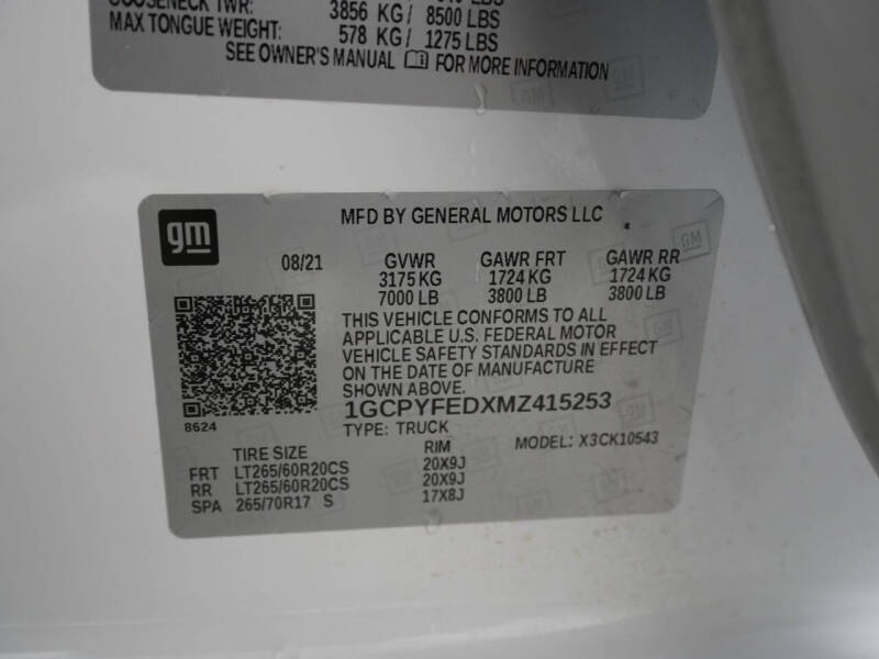 2021 Chevrolet Silverado 1500