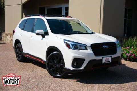 2020 Subaru Forester for sale at Mcandrew Motors in Arlington TX