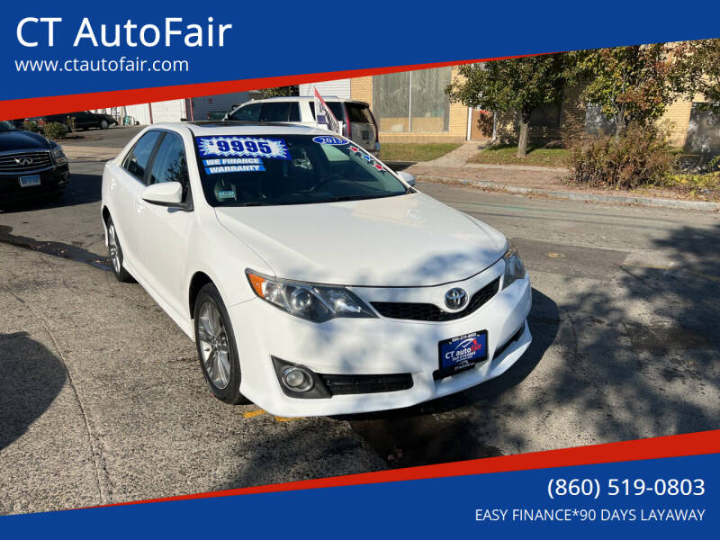 2013 Toyota Camry for sale at CT AutoFair in West Hartford CT