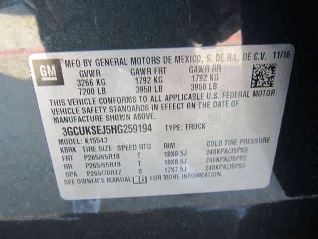 2017 Chevrolet Silverado 1500