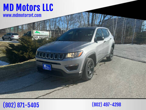 2017 Jeep Compass for sale at MD Motors LLC in Williston VT