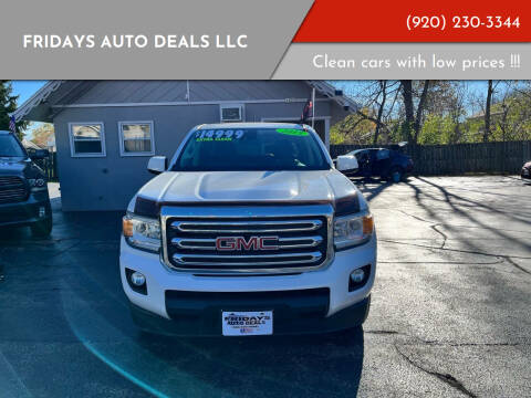 2015 GMC Canyon for sale at Fridays Auto Deals LLC in Oshkosh WI