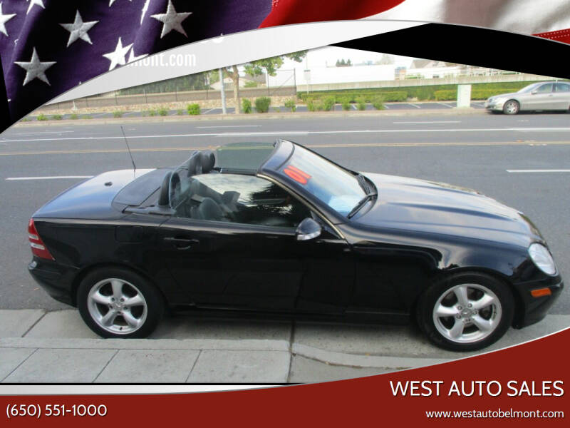 2001 Mercedes-Benz SLK for sale at West Auto Sales in Belmont CA