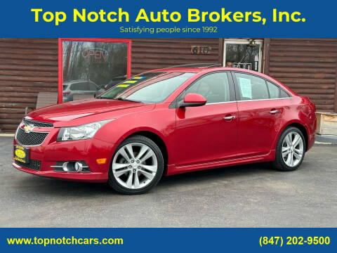 2012 Chevrolet Cruze for sale at Top Notch Auto Brokers, Inc. in McHenry IL