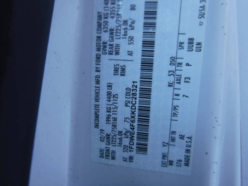 2019 Ford E-Series E-450 SD