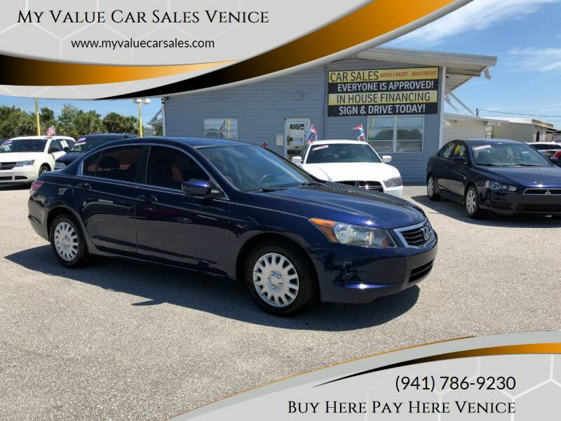 2009 Honda Accord for sale at My Value Car Sales in Venice FL
