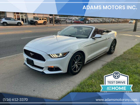 2017 Ford Mustang for sale at Adams Motors INC. in Inwood NY