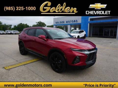 2022 Chevrolet Blazer for sale at GOLDEN MOTORS in Cut Off LA