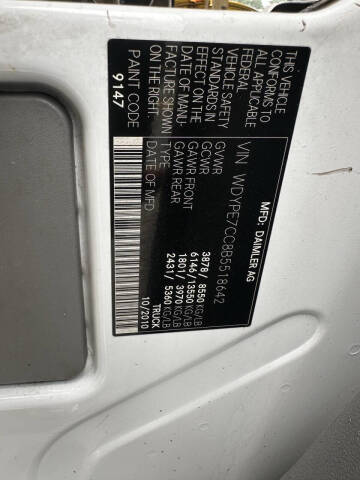 2011 Freightliner Sprinter 2500