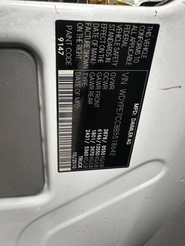 2011 Freightliner Sprinter 2500