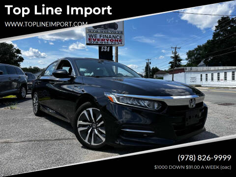 2019 Honda Accord Hybrid for sale at Top Line Import in Haverhill MA