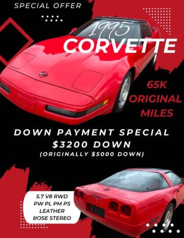 1995 Chevrolet Corvette for sale at Cars To Go in Lafayette IN