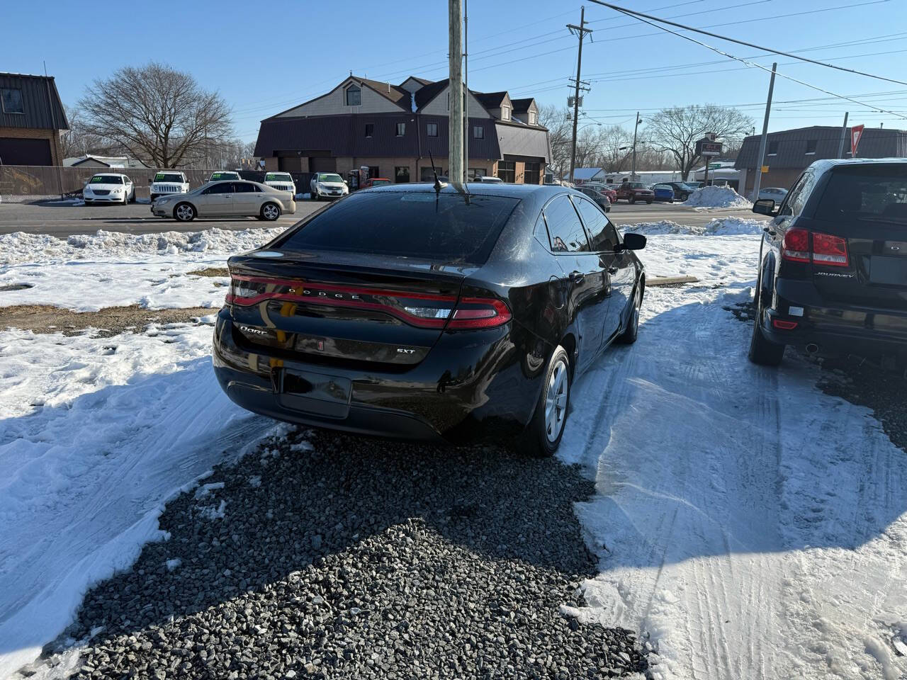 Black 2015 Dodge Dart SXT SXT 4dr Sedan 9