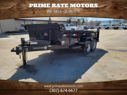 2021 Diamond-T 14' Bumper Pull Dump Trailer