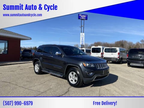 2015 Jeep Grand Cherokee for sale at Summit Auto & Cycle in Zumbrota MN