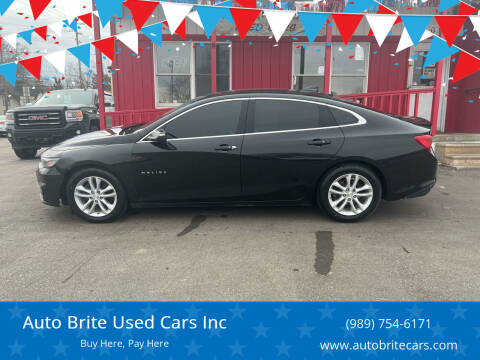 2018 Chevrolet Malibu for sale at Auto Brite Used Cars Inc in Saginaw MI