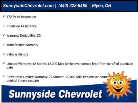 2020 Chevrolet Trax for sale at Sunnyside Chevrolet in Elyria OH