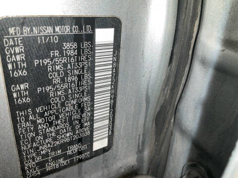 2011 Nissan cube 1.8 SL