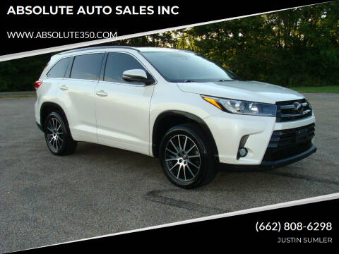 2018 Toyota Highlander for sale at ABSOLUTE AUTO SALES INC in Corinth MS
