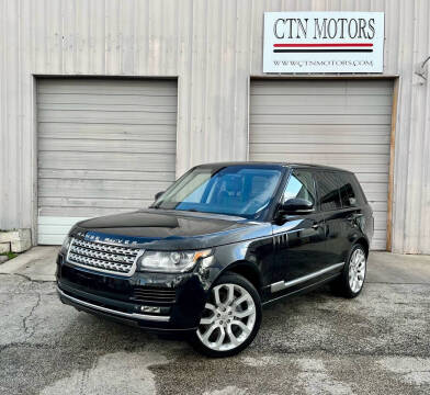 2014 Land Rover Range Rover for sale at CTN MOTORS in Houston TX