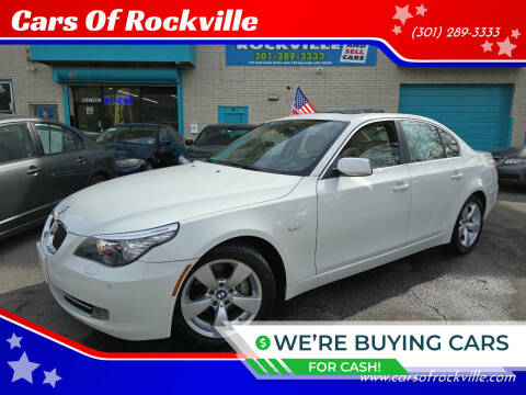 2008 BMW 5 Series for sale at Cars Of Rockville in Rockville MD
