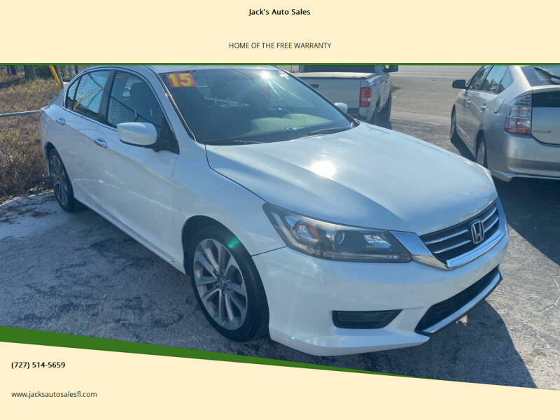 2015 Honda Accord for sale at Jack's Auto Sales in Port Richey FL
