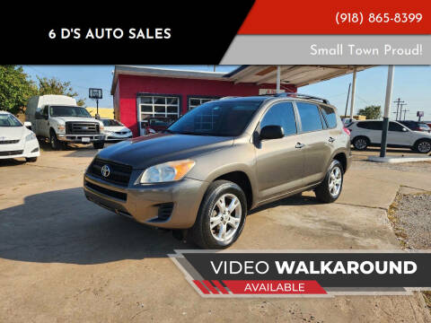 2010 Toyota RAV4 for sale at 6 D's Auto Sales in Mannford OK