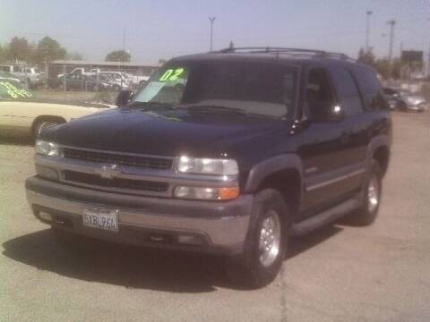 2002 Chevrolet Tahoe for sale at Valley Auto Sales & Advanced Equipment in Stockton CA