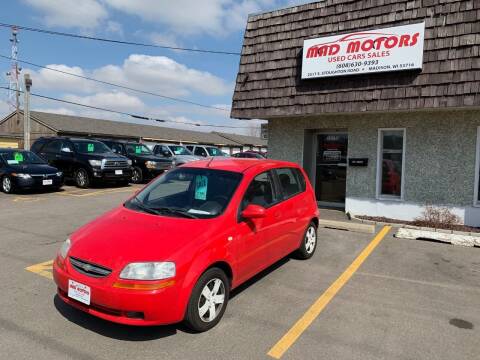 2006 Chevrolet Aveo for sale at MAD MOTORS in Madison WI