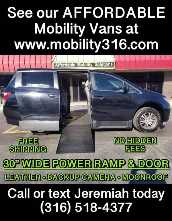 2012 Honda Odyssey for sale at Affordable Mobility Solutions, LLC - Mobility/Wheelchair Accessible Inventory-Wichita in Wichita KS