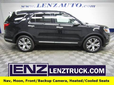 2019 Ford Explorer for sale at LENZ TRUCK CENTER in Fond Du Lac WI
