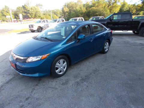 2012 Honda Civic for sale at Careys Auto Sales in Rutland VT